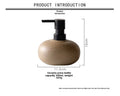 Minimalist Matte Ceramic Soap Dispenser