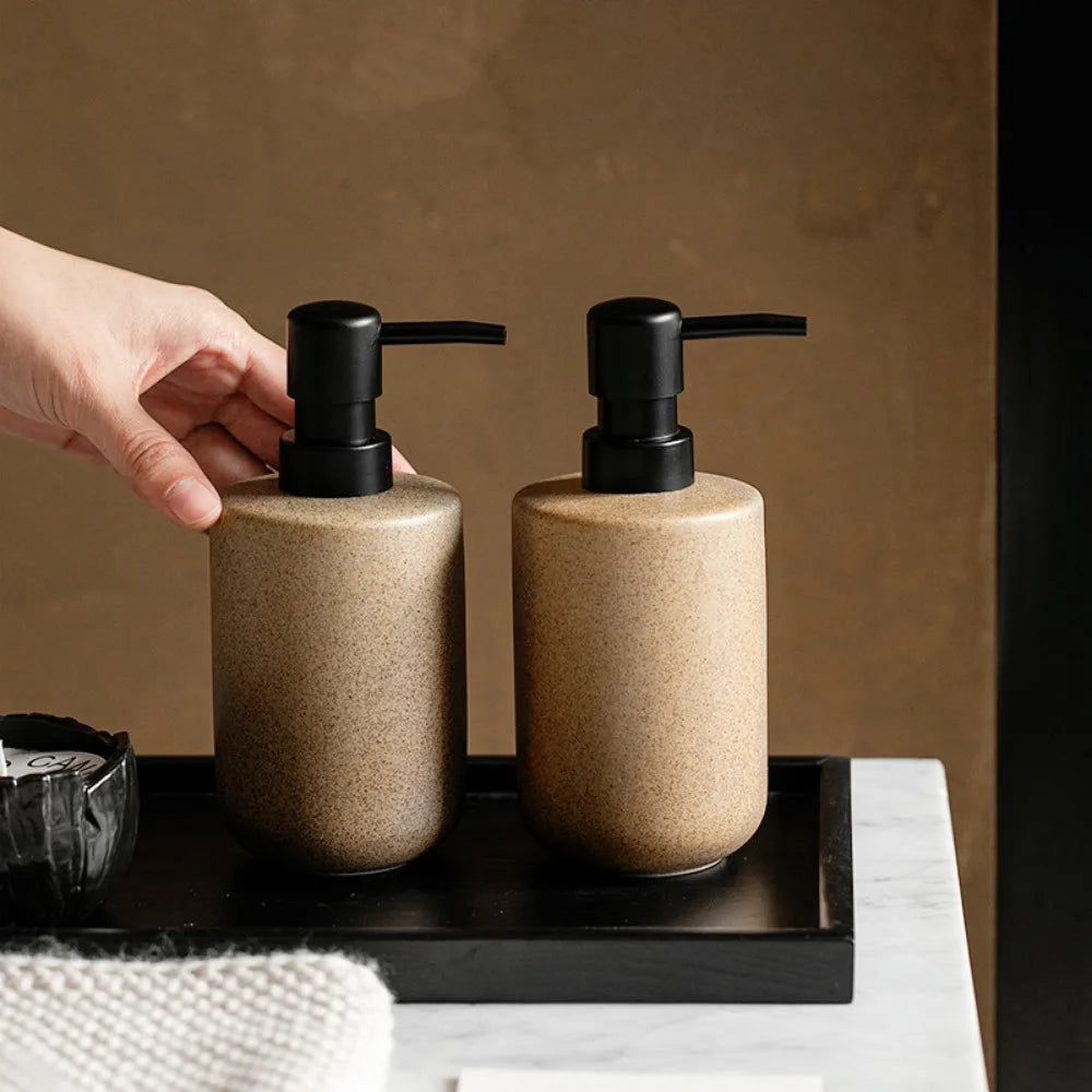 Minimalist Matte Ceramic Soap Dispenser