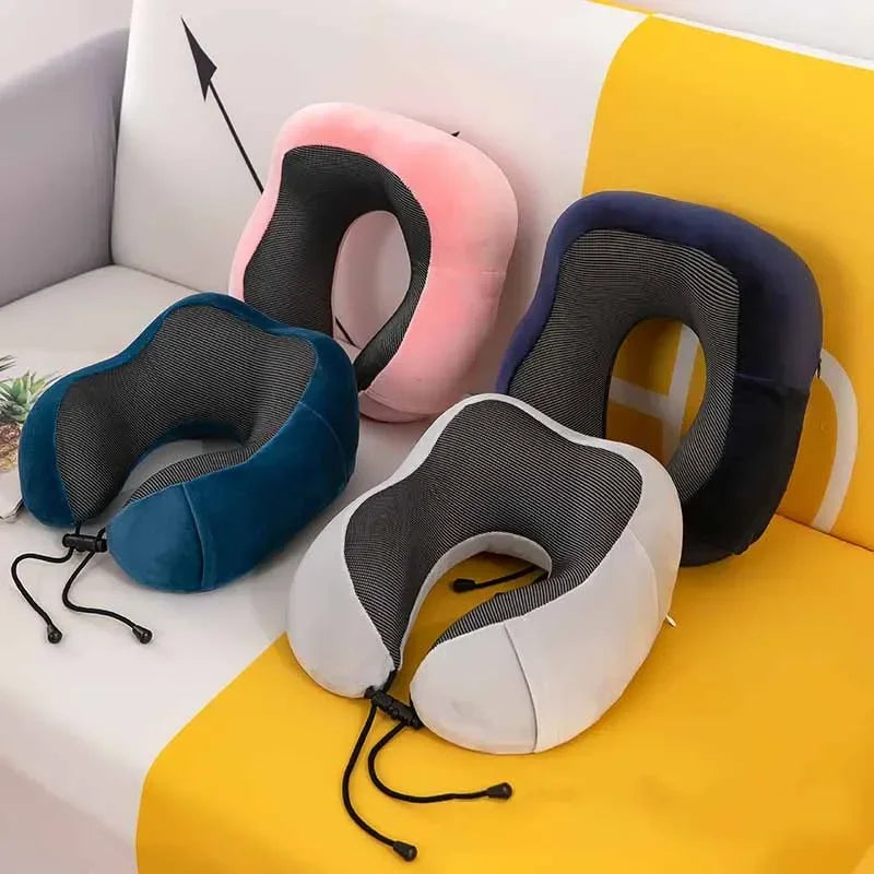 Contour Memory-Foam Travel Pillow