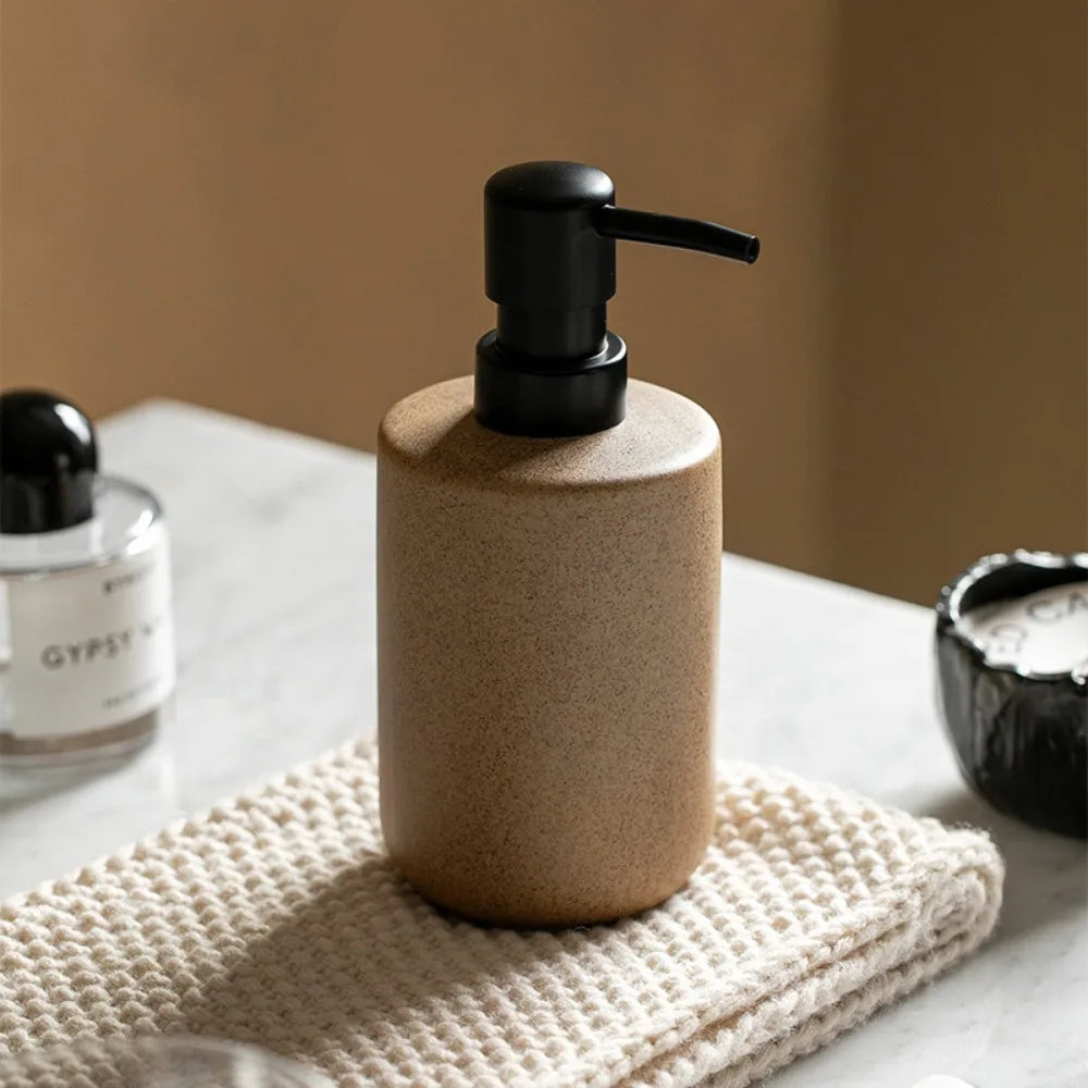 Minimalist Matte Ceramic Soap Dispenser