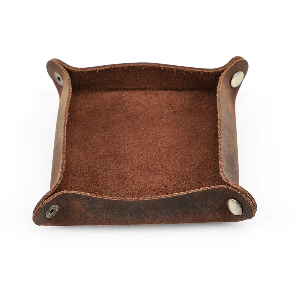 Genuine Leather Catchall Tray