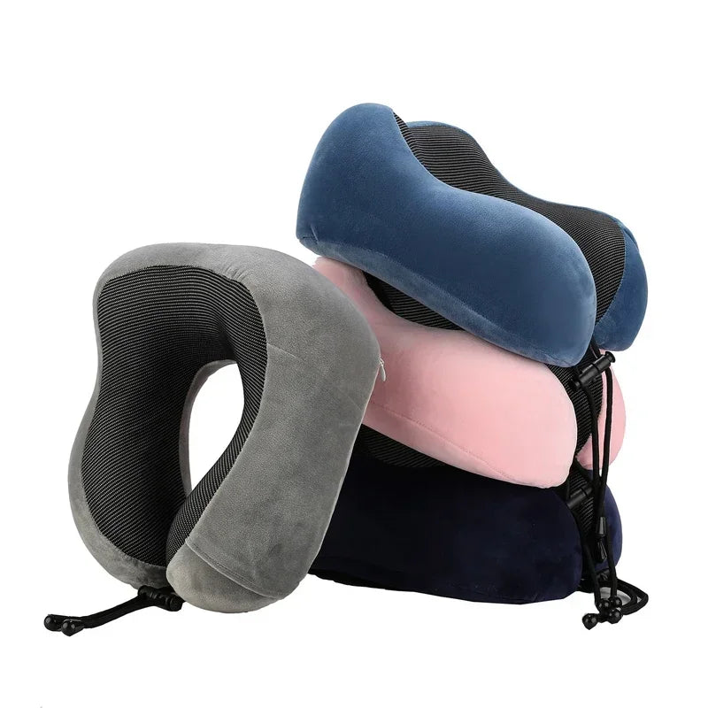Contour Memory-Foam Travel Pillow