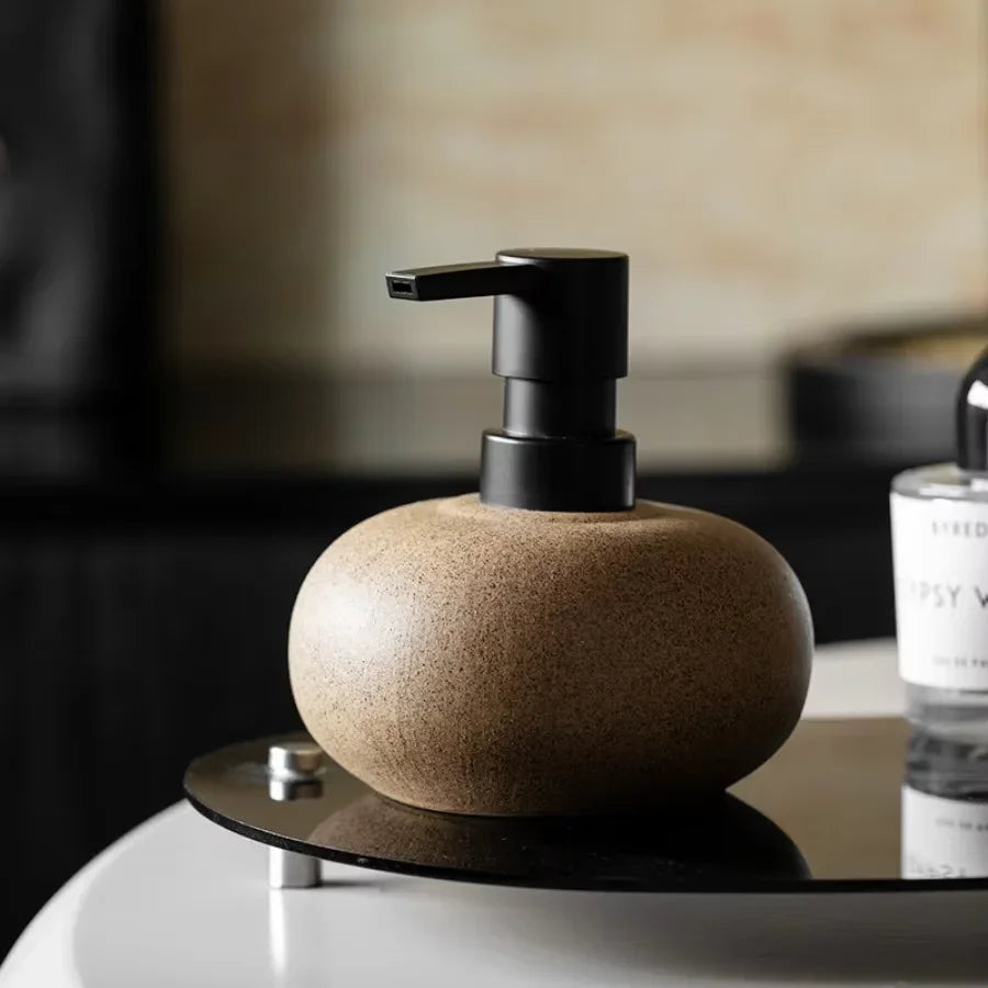 Minimalist Matte Ceramic Soap Dispenser