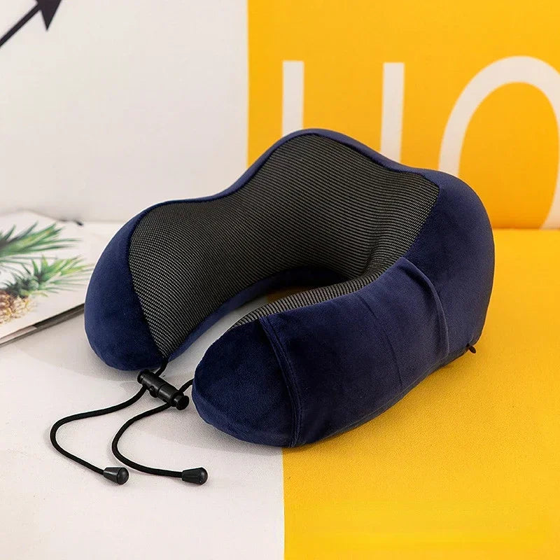 Contour Memory-Foam Travel Pillow