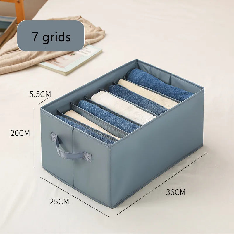 Compartment clothing organizer for drawers and closets